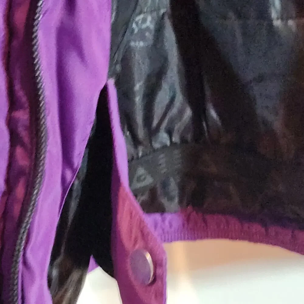 Gerry's‎ Waist Puffer Coat Purple Hooded Jacket Outdoors Outerwear Size Small